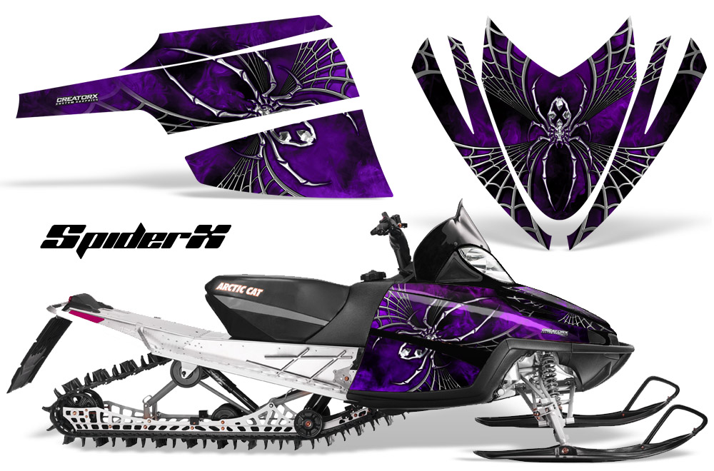 Arctic Cat M Series CrossFire Graphics Kit SpiderX Purple